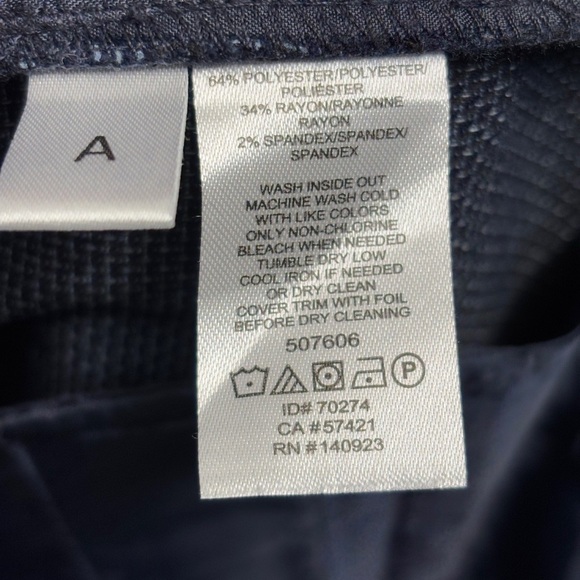 Loft Original Dress Trouser Navy Blue 2 Wide Leg - Picture 5 of 7